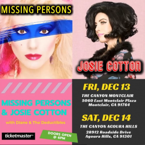 Josie Cotton and Missing Persons at the Canyon Club